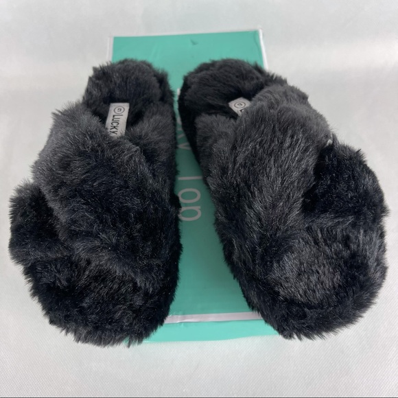 Lucky Top, fluffy Slides size: 9 girls - Picture 7 of 11